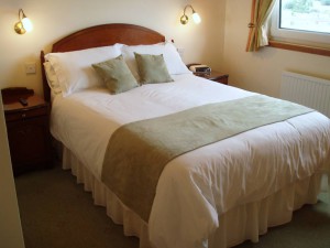 Front room view of double bed